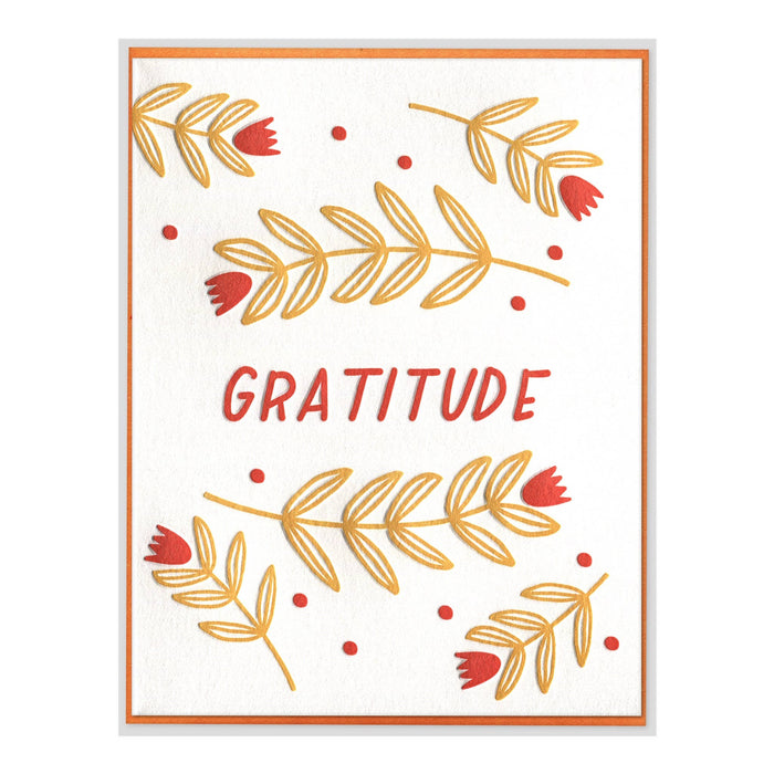Harvest Gratitude Thanksgiving Thank You Card