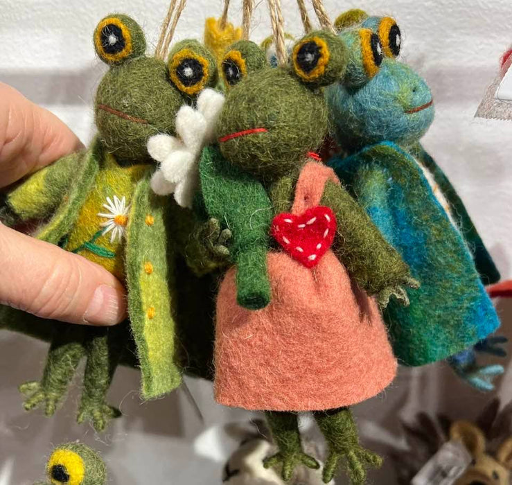Dapper Frog Ornaments
