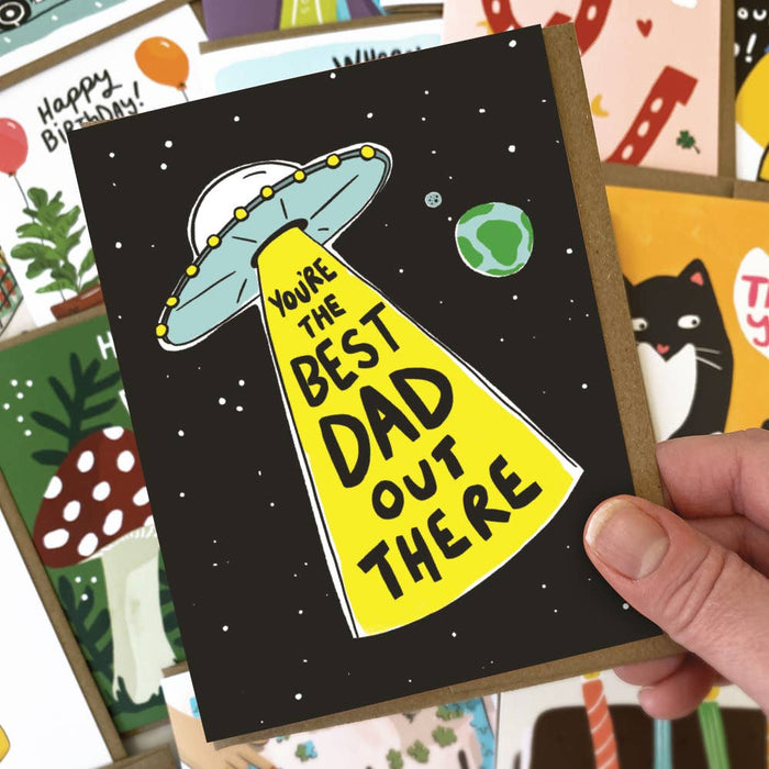 UFO - Funny Father's Day Card