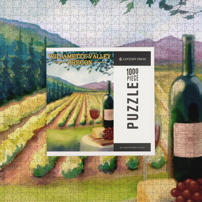 Willamette Valley Oregon Wine Country 1000-Piece Puzzle