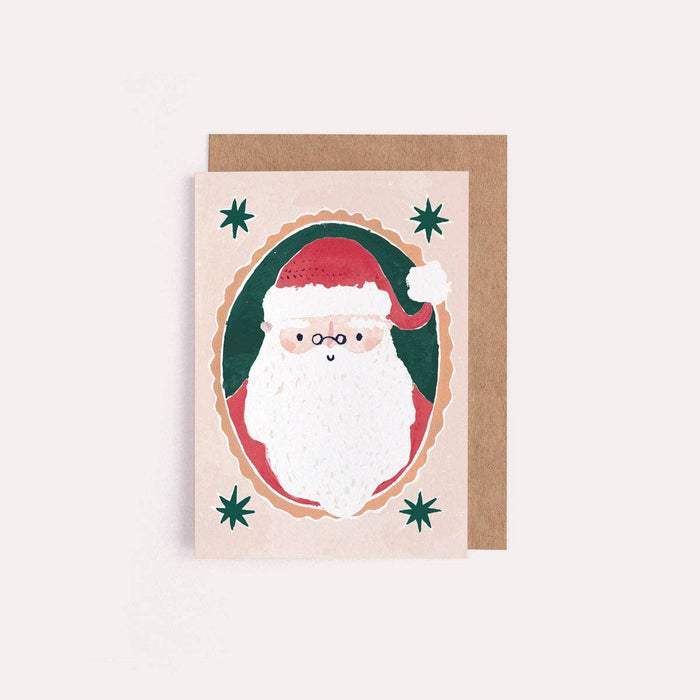 Santa Mini Christmas Card