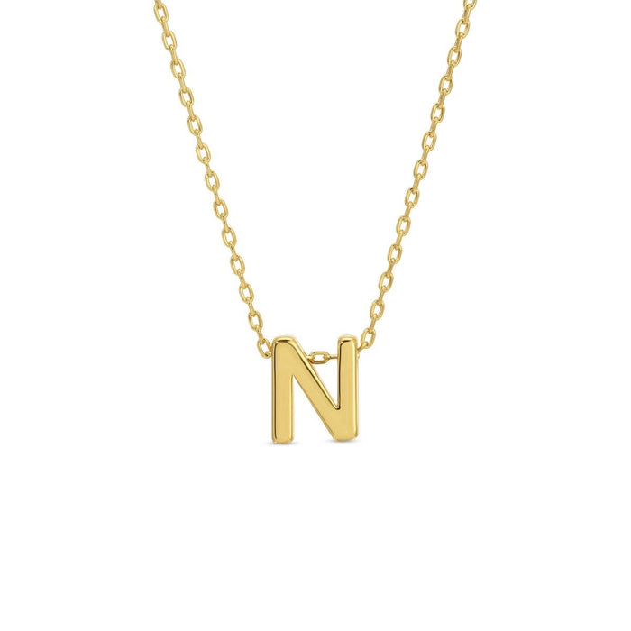 Small Initial Necklace