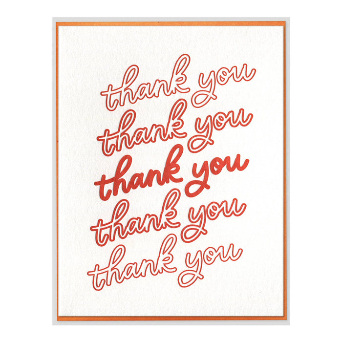 Iconic Shopping Bag Modern Thank You Card