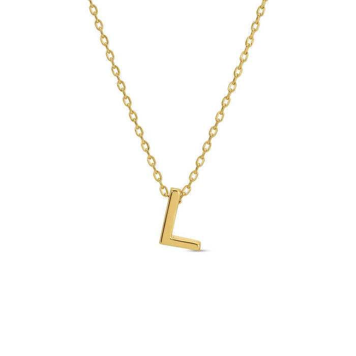 Small Initial Necklace