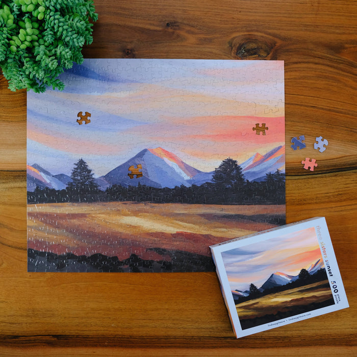 Three Sisters Sunset Puzzle