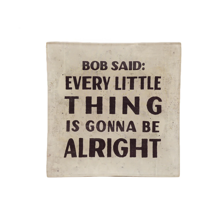 Square Decoupage Plate