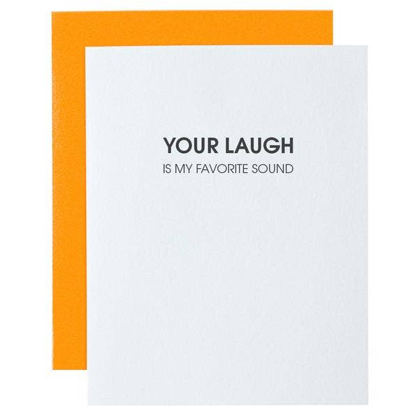 Your Laugh is My Favorite Sound - Love | Anniversary Card