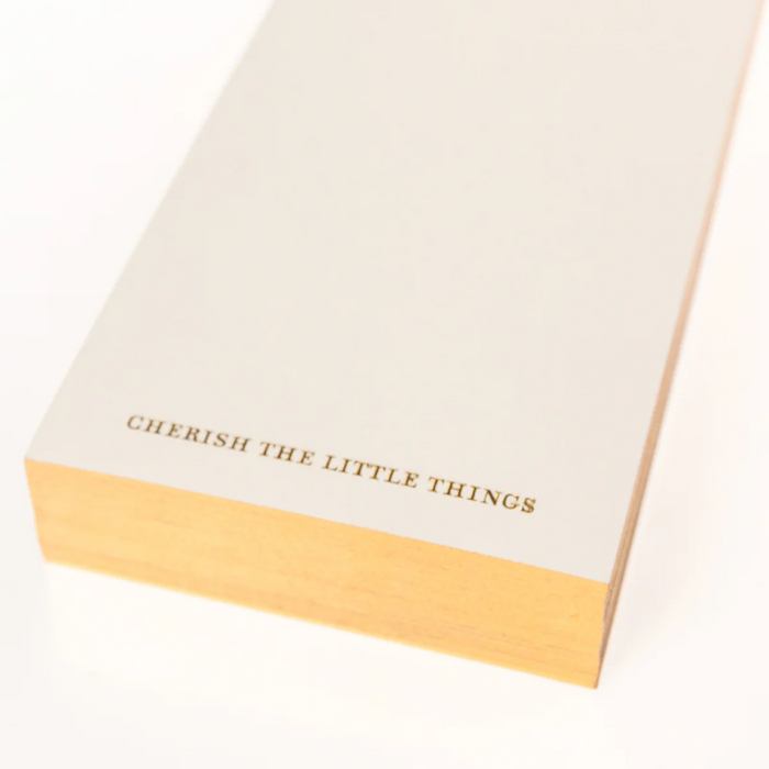 La Petite Presse Collection Cherries Gold Foil List Pad
