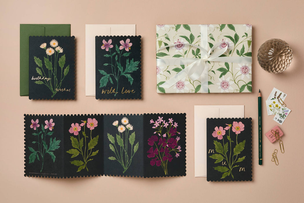 Botanical Daisy 'Birthday Wishes' Card