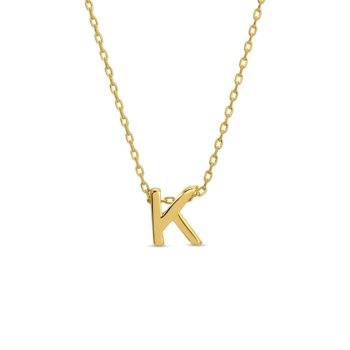 Small Initial Necklace
