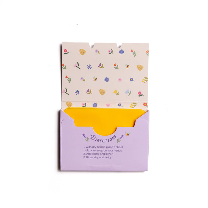 Travel Size Lavender Honey Scented Paper Soap - 50 Sheets