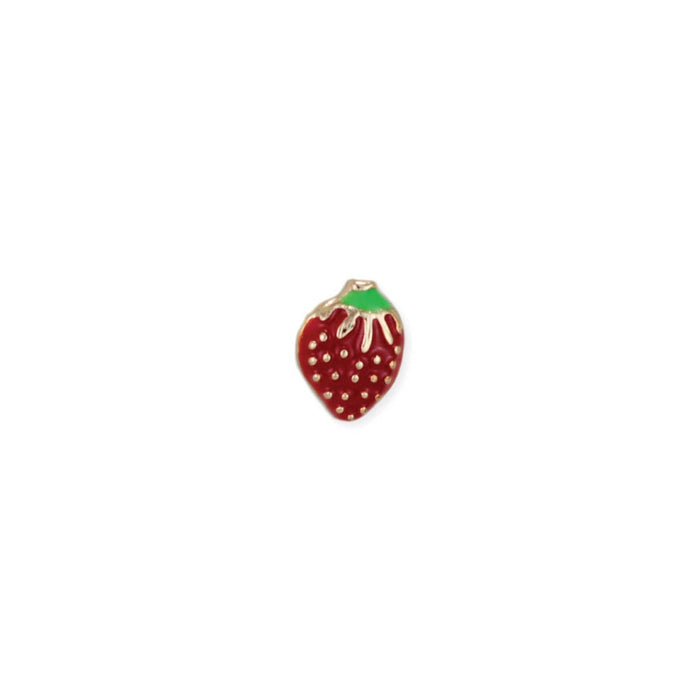 Picnic Strawberry Post Earrings