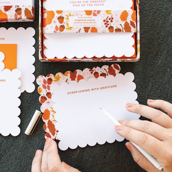 Pumpkin Patch Assorted Notecard Set
