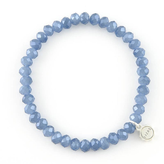 Nashville 6mm Crystal Bracelet- Arctic Blue