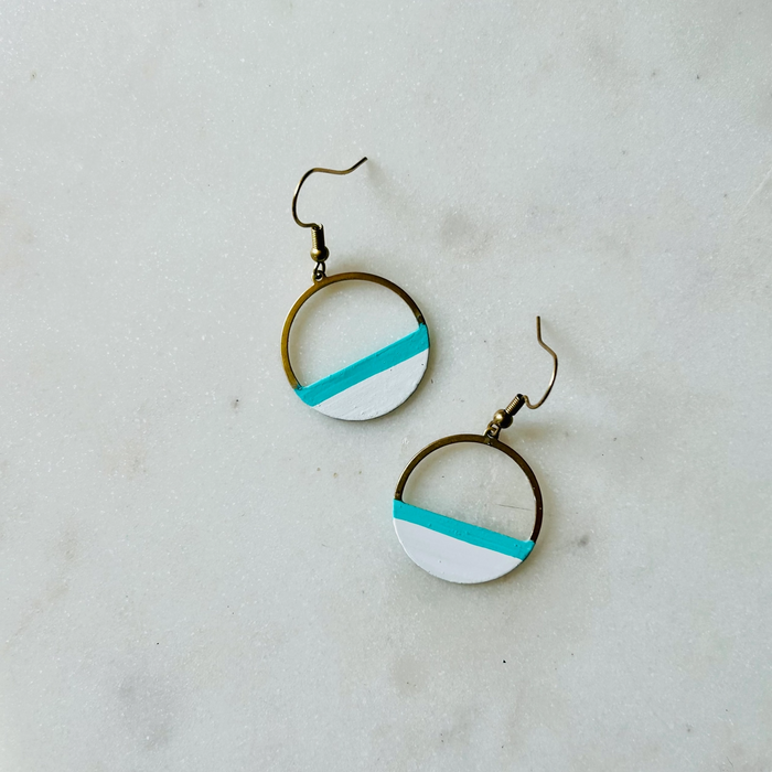 Striped Shoreline Earrings