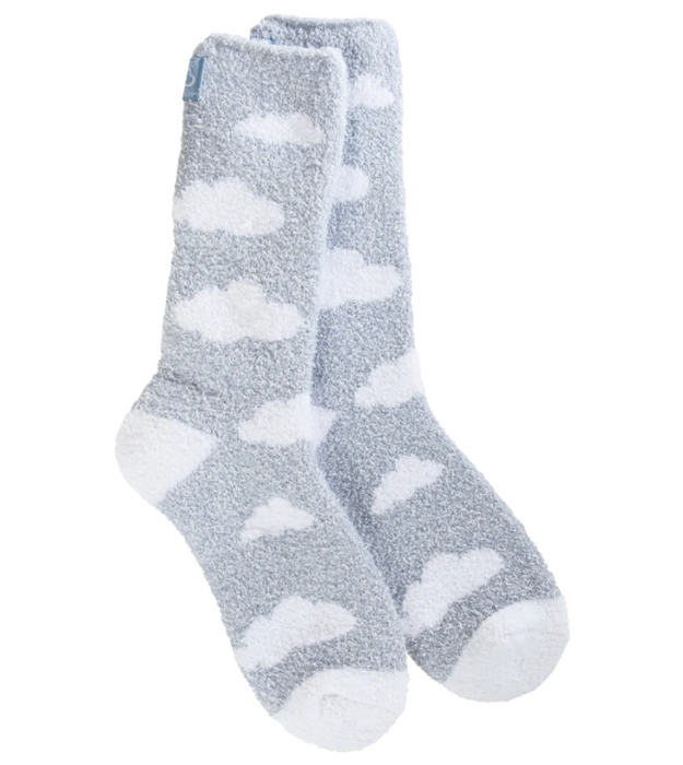 Cozy Cloud Crew Socks