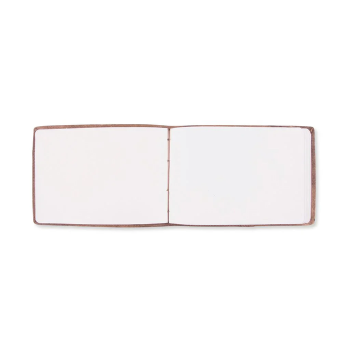 Blank Honey Leather Journals with Engraved Quotes