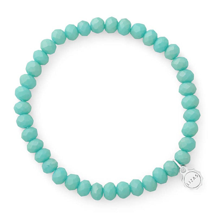 Nashville 6mm Crystal Bracelet- Teal