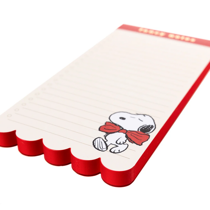 Peanuts® Scallop List Pad