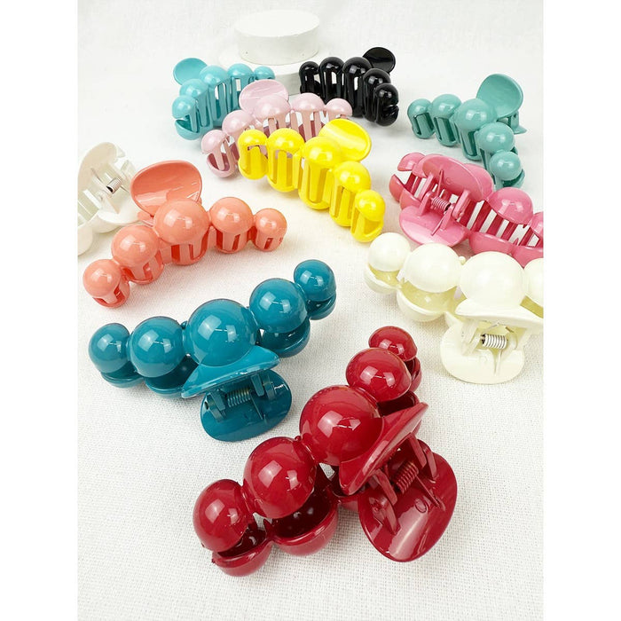Round Ball Hair Claw Clip