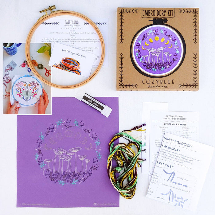 True bloom embroidery kit