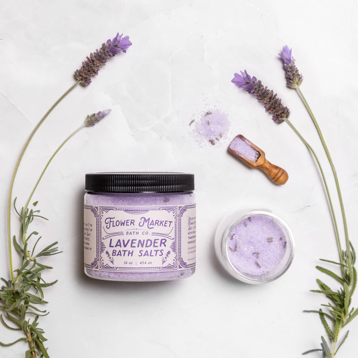 Lavender Bath Salts - 16oz