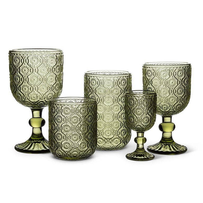 Daisy Tumbler-Olive-3.5"H(10oz)