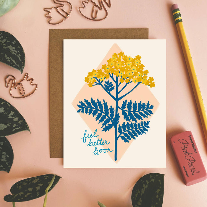 Feel Better Soon - Yarrow - Greeting Card