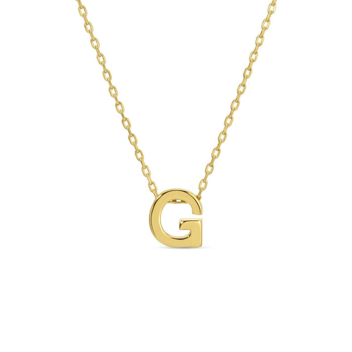 Small Initial Necklace