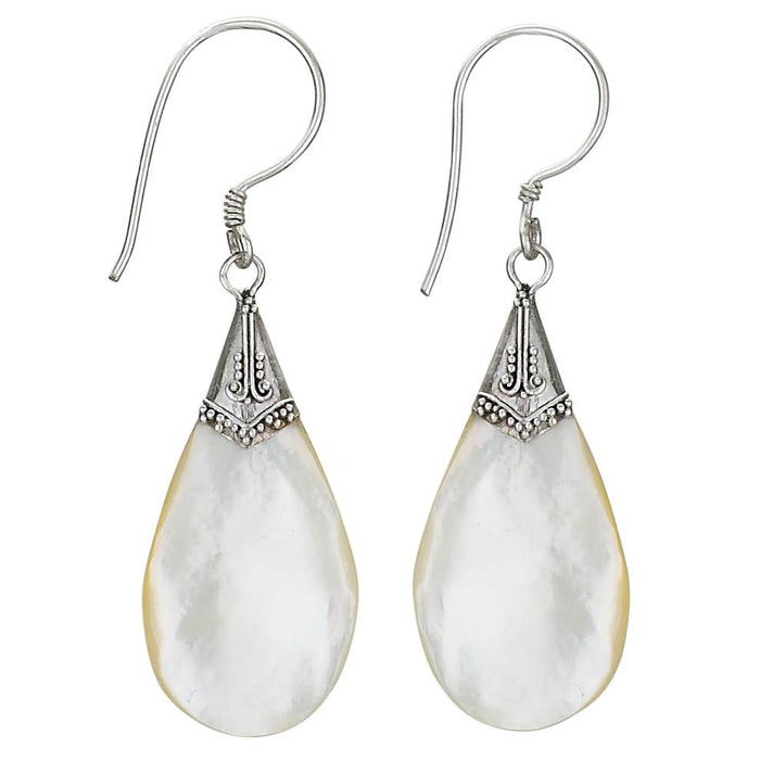 Mother of Pearl Sterling Silver Earrings