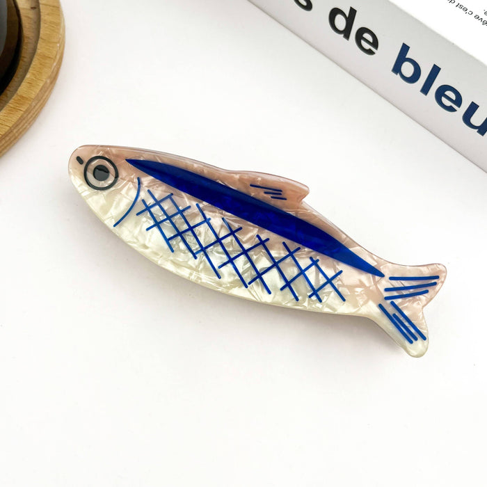 Sardine-Shaped Hair Claw Clip