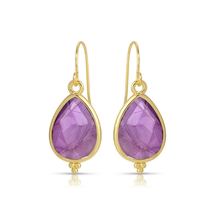 Teardrop Stone Earrings