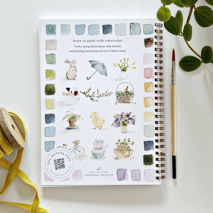 Spring  Watercolor Workbook