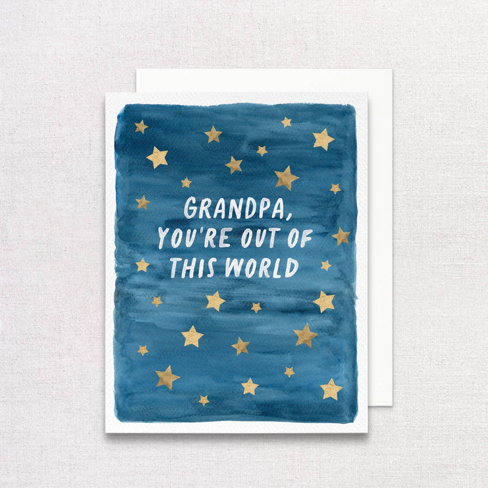 Grandpa, You're Out of This World Card
