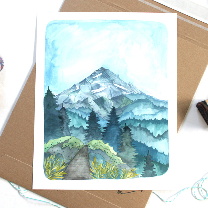 8x10" Print - Mt Hood Hike