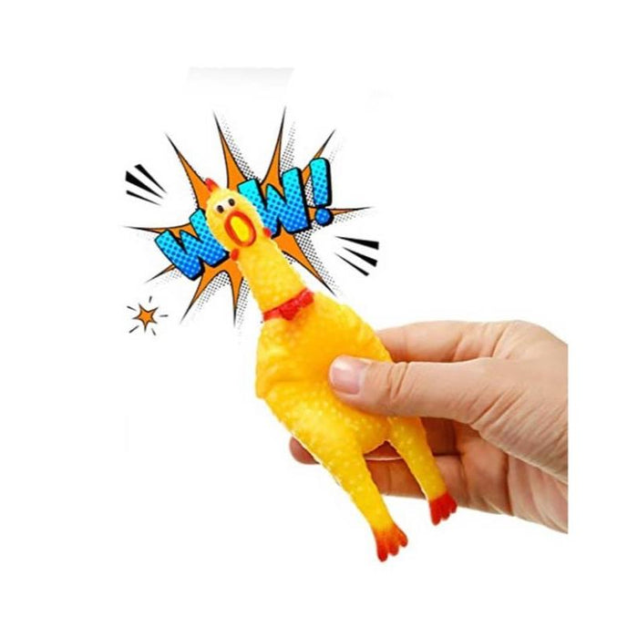 Squeeze Chicken Keychain