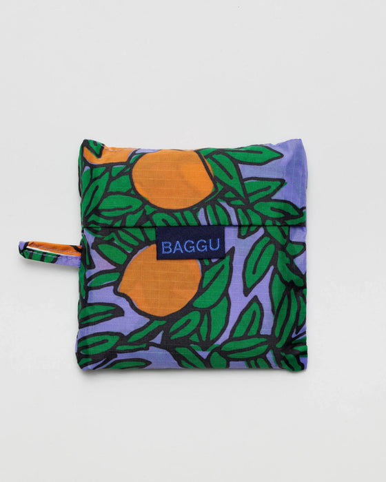 Standard Baggu- Periwinkle Orange Tree