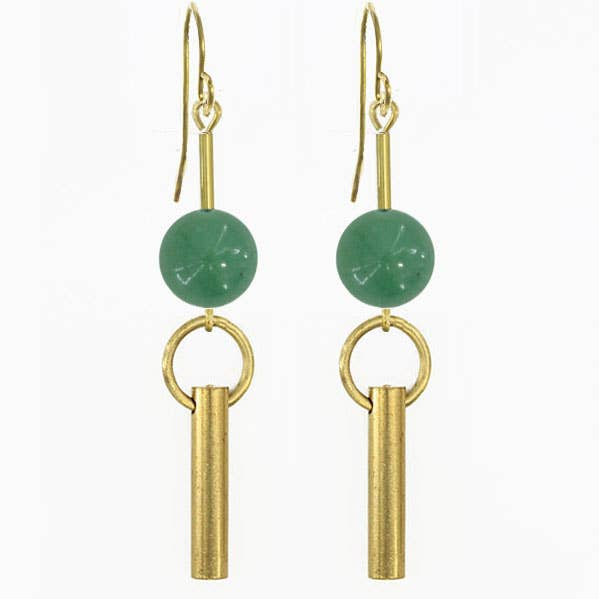 Fall For You Aventurine Earrings