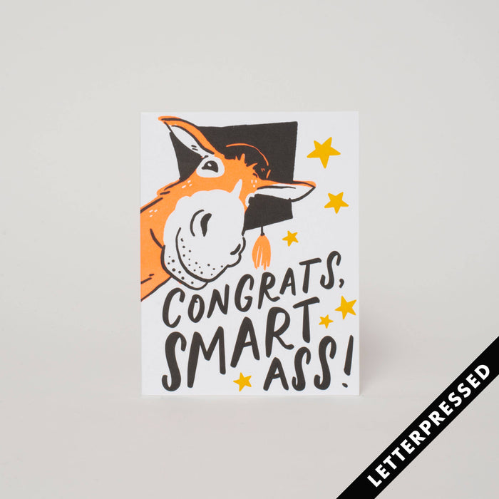 HELLO! LUCKY -- Smart Ass Grad Card
