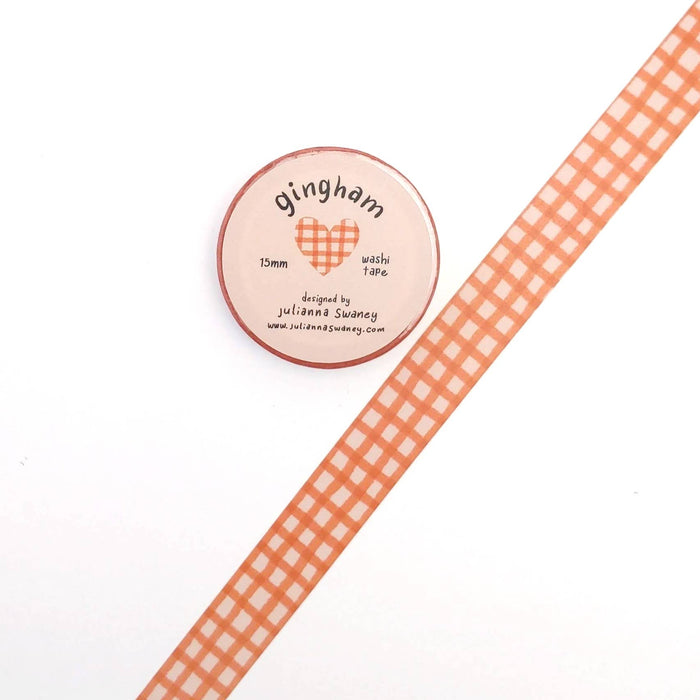 Red Gingham Washi Tape