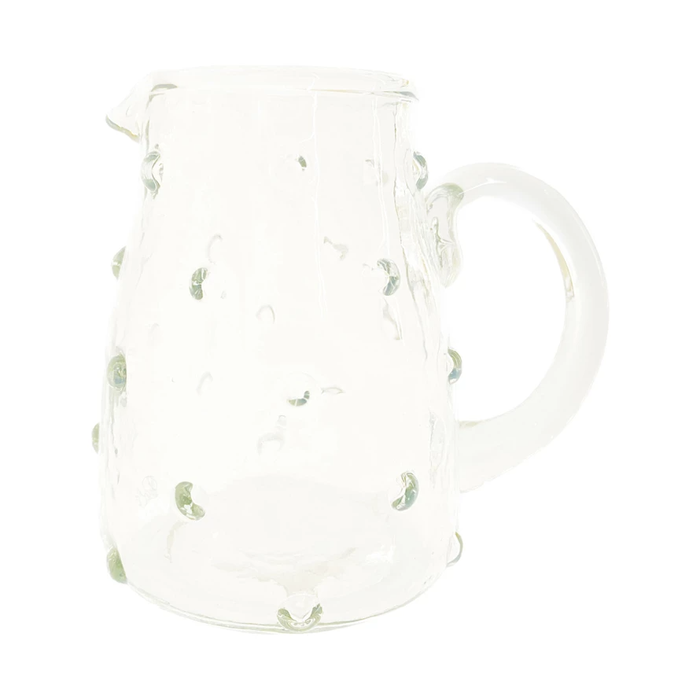 Glass Hobnail Creamer