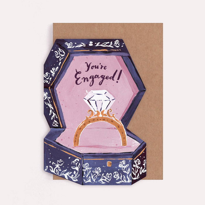 Engagement Ring Box Card | Engagement & Wedding Cards