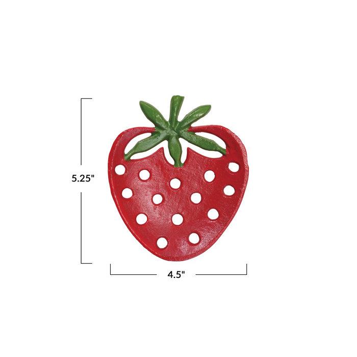 Cast Iron Strawberry Soap Dish