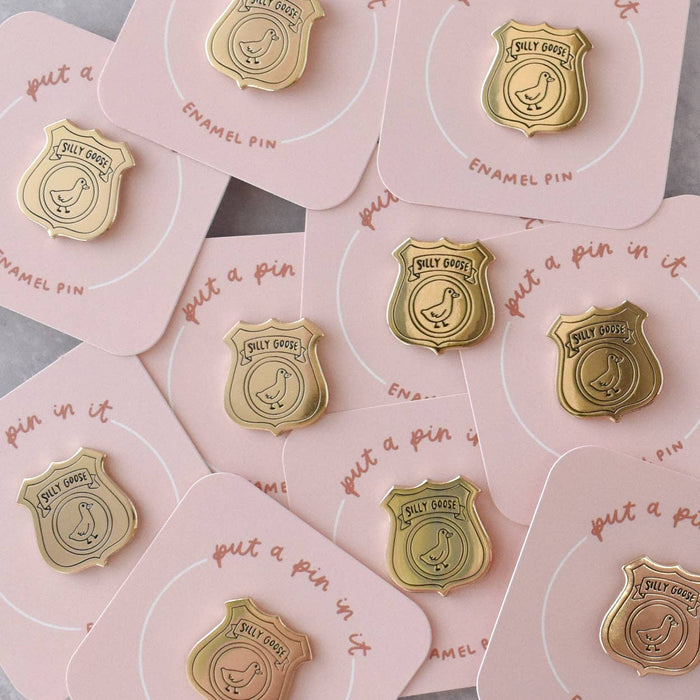 Silly Goose Badge Pin