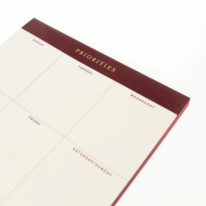 Plum Red Legal Pad