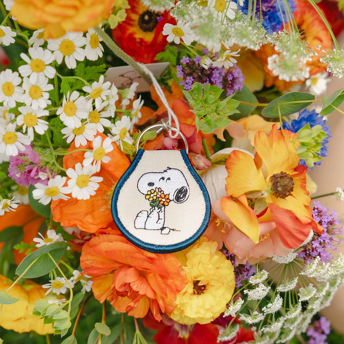 Snoopy Flower Bouquet Patch Peanuts® - Keychain