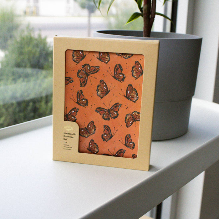 Flying Monarchs Notecard Set