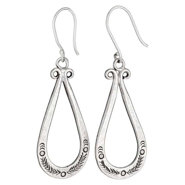Simplicity Is Key Sterling Silver Open Dangle Earring
