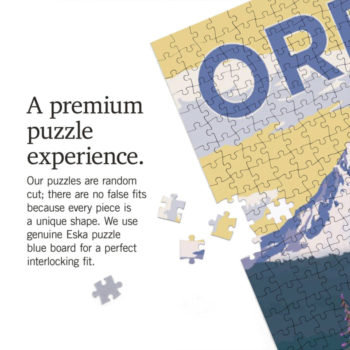 Mt. Hood Oregon 1000-Piece Puzzle | Mountain & Lake Scene