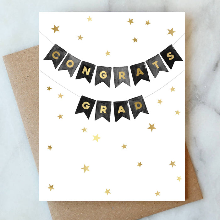 Banner Congrats Graduation Card